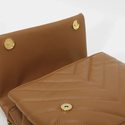 2026 New Chain Bag Textured Rhombus Embroidery Thread Single Bag Versatile Single Shoulder Crossbody Hot Selling Women's Bag