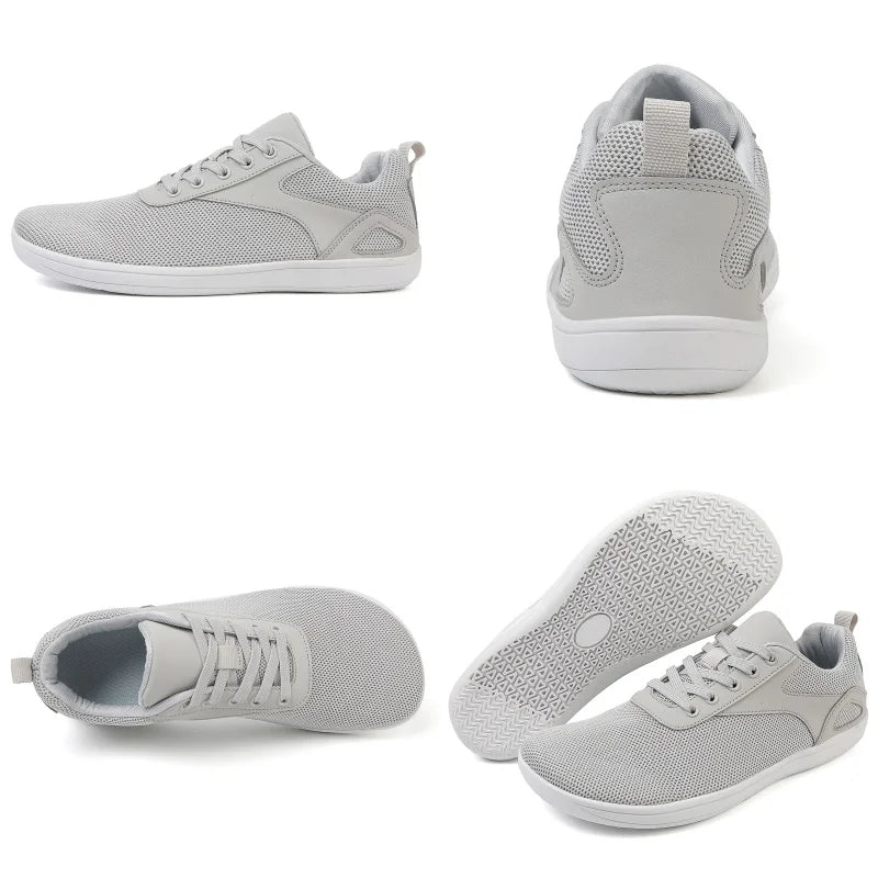 Men's Wide Minimalist Barefoot Sneakers | Unisex Zero Drop Sole | Optimal Relaxation