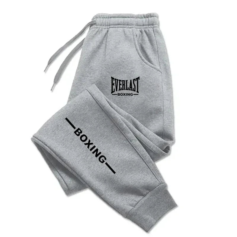 2025 Autumn Winter Printed Running Pants Men Women Outdoor Sports Fitness Pants Jogging Fleece Casual Sports Pants