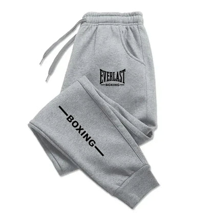 2025 Autumn Winter Printed Running Pants Men Women Outdoor Sports Fitness Pants Jogging Fleece Casual Sports Pants
