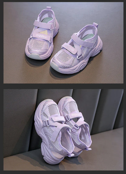 2025 Fashion Children's Sandals for Girls and Boys Soft Soles Anti slip Mesh Breathable Kids Sports Running Shoes