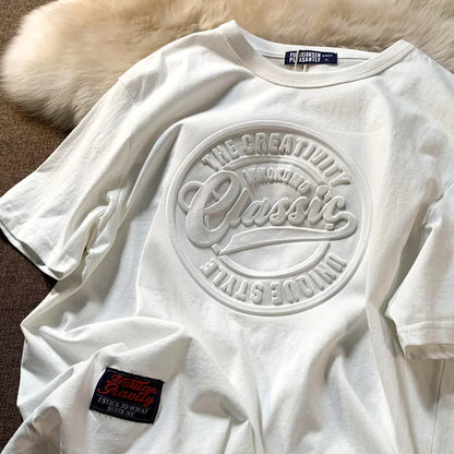 Korean Fashion Oversized Summer T shirts for Women 100% Cotton Short Sleeve Tees Korean Fashion Printed Tops Female Clothing