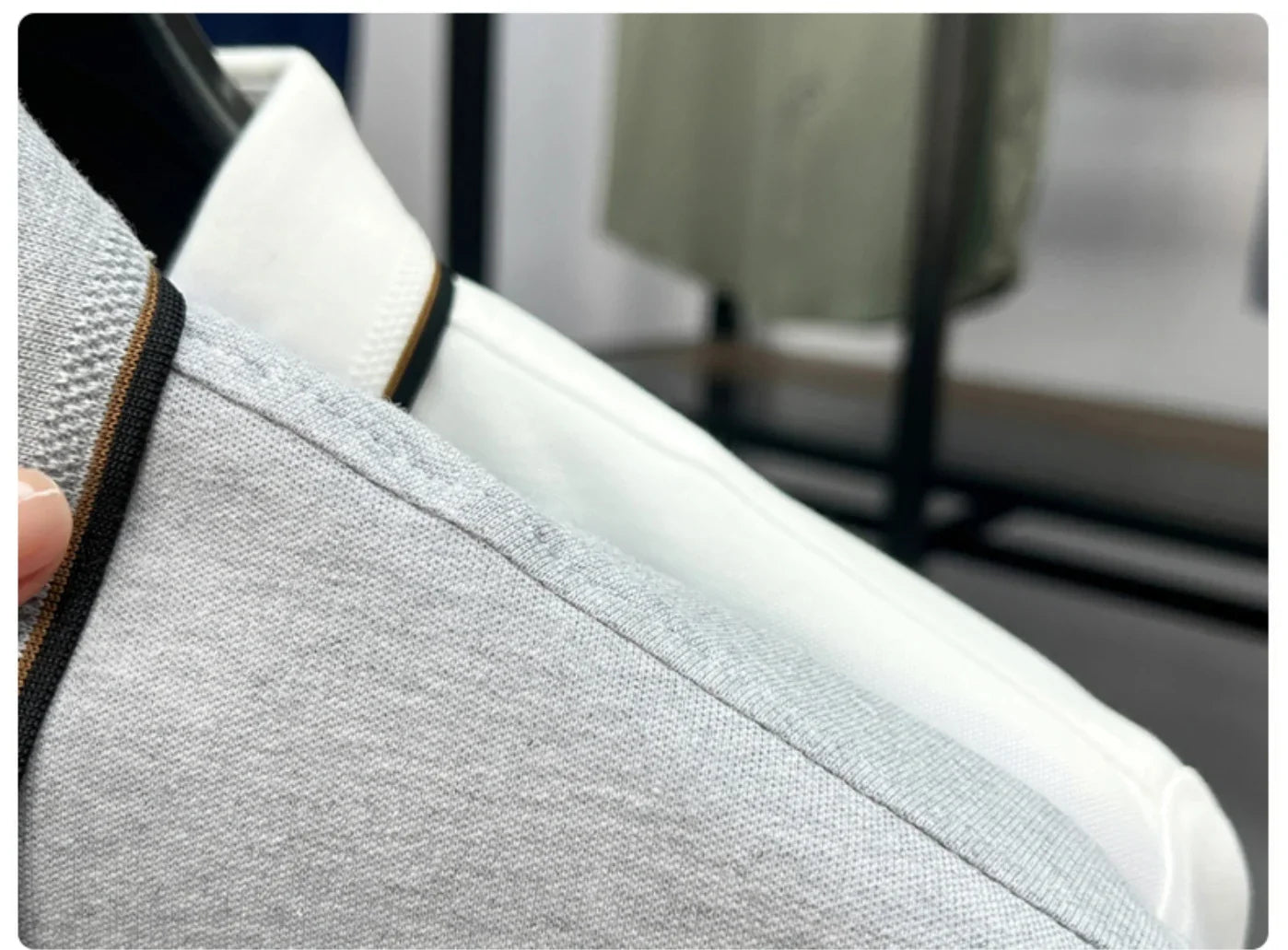 Boutique cotton short sleeve men's polo shirt 2025 summer fashion striped high-end flip collar top casual youth business T-shirt
