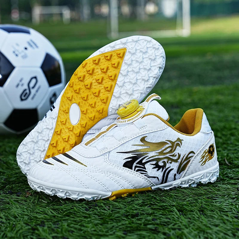 Children's Soccer Shoes TF Breathable Lightweight Major Training Shoes Boy Wear-resistant Sneakers Youth Match Kids Soccer Shoes