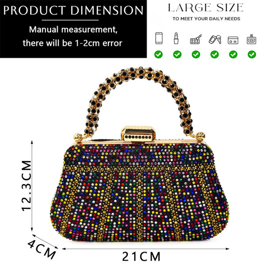 Black Hollow Design With Pointed Shoes And Fashion Three-Dimensional Bag Cozy Rhinestones Are Suitable For Parties
