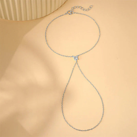 4mm Moissanite Ring Bracelet for Women Elegant S925 Sterling Silver Adjustable Chain Lab Diamond Jewelry Birthday Gifts