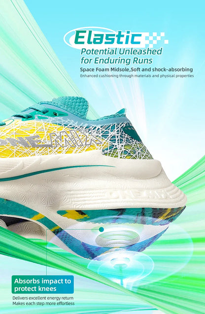 Carbon Fiber Plate Running Shoes Traction Shock Absorption Sneakers Professional Marathon PB Racing Sports Trainers Shoes
