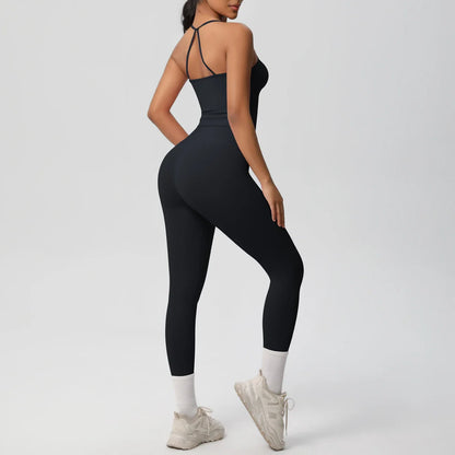 2PCS Yoga Set Nude Feeling Workout Sets Women Tracksuit Gym Push Up Fitness Running Workout Sportwear Sport Bra Leggings Suit
