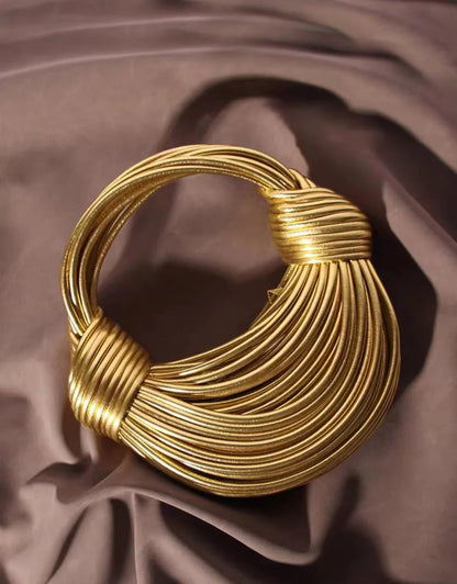 Handbags for Women 2025 New in Gold Luxury Designer Brand Handwoven Noodle Bags Rope Knotted Pulled Hobo Silver Evening Clutch