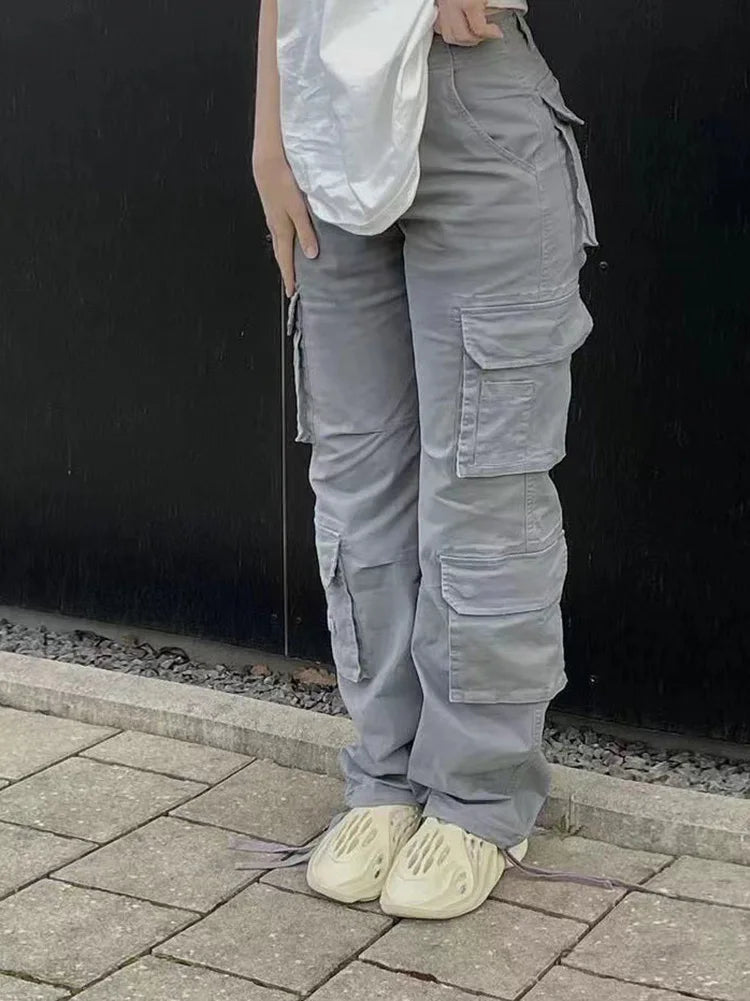 Low Waist Fashion Trendy Workwear Denim Casual Pants
