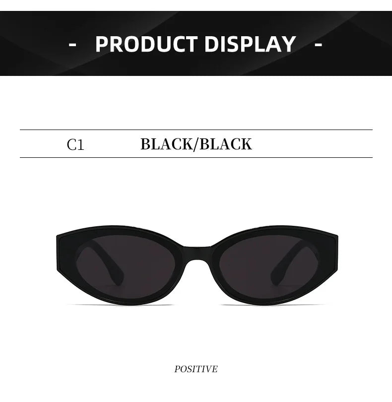 Glasses Stylish Fashion Designer Women Men Sunglasses Cute Oval Trending Shades Unisex Glamour Eyewear UV400