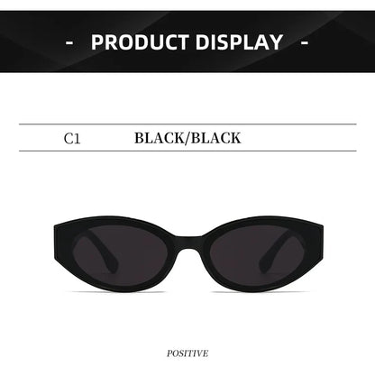 Glasses Stylish Fashion Designer Women Men Sunglasses Cute Oval Trending Shades Unisex Glamour Eyewear UV400