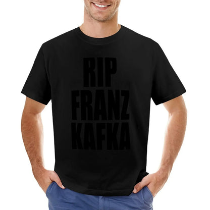 rip franz kafka T-Shirt custom t shirt cotton graphic tees oversized graphic tee mens designer clothes