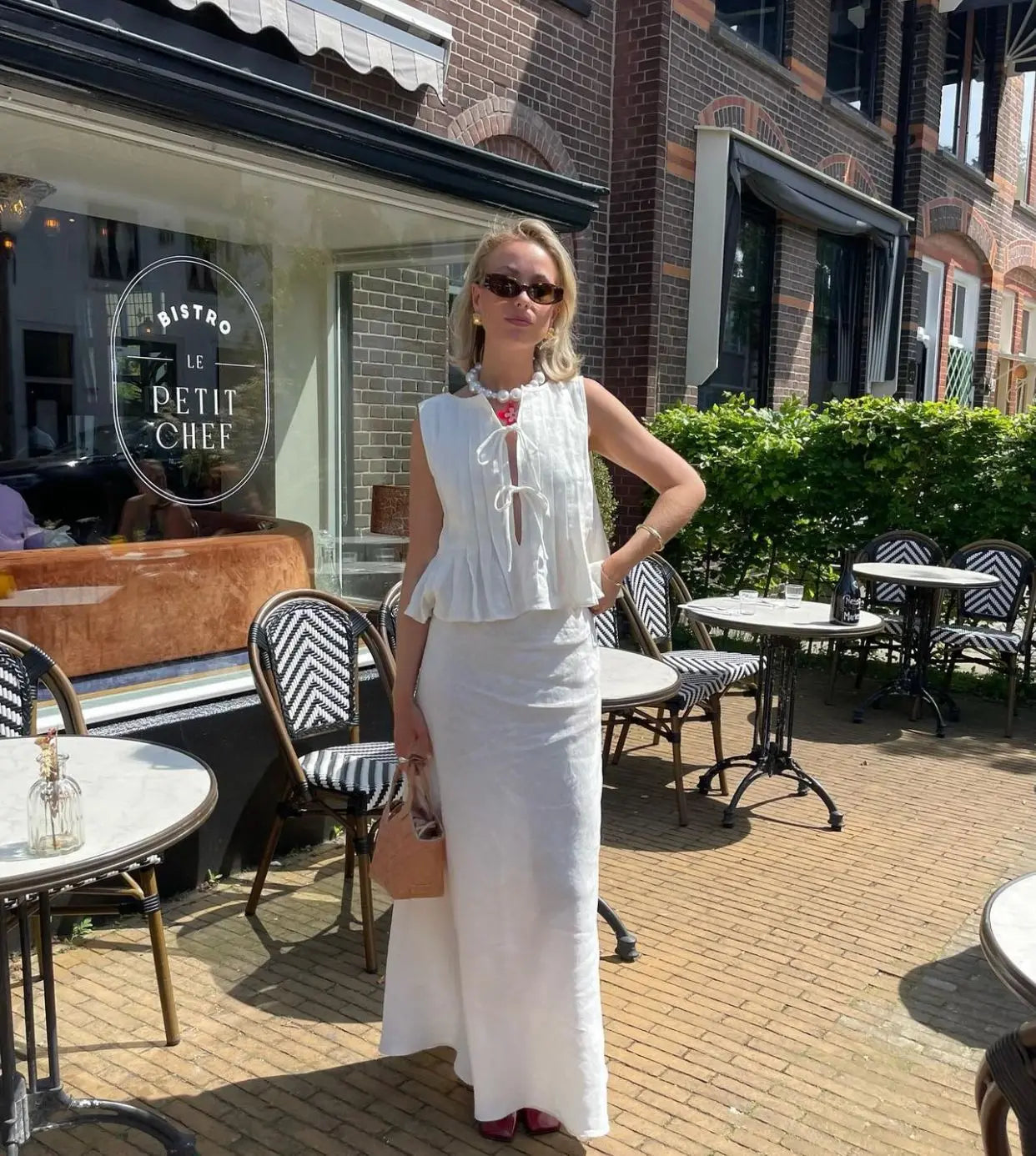 White Bandage Ribbed Tank Top Shirts For Women Hollow Out Sleeveless Slim Summer Fashion Vest Women's Lace-Up Vest Y2k Top