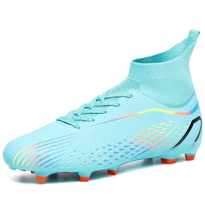 New 33-46 Large Football Boots Children Youth High Quality Football Shoes Outdoor Training Professional Competition Footwear