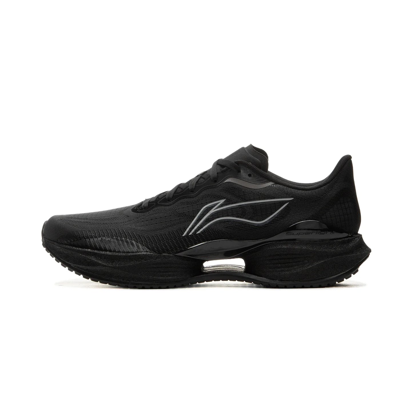 Tênis Masculino Li-Ning SUPER LIGHT 22 Leve para Corrida Amortecimento TEMPO BOUNCE BOOM FIBER LiNing Tênis Antiderrapante Vestível ARBV001