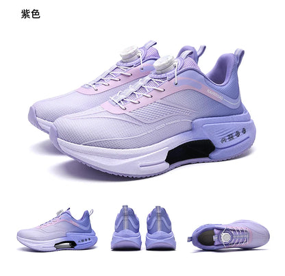 Family carbon plate running shoes for Boys Big Boys Student rotating button Technology TPU+ Popcorn high pop sneakers for girls