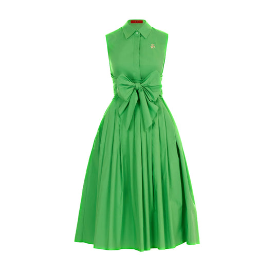 Women's Dress Summer Beach Party Sleeveless Single breasted Lace up Design Women's Long Dress