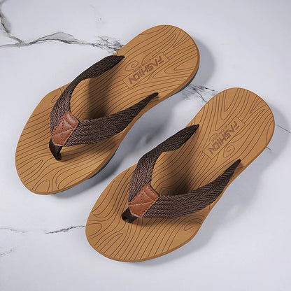 2024 New Flip-flops Slippers Men's Summer Platform Sandals Men's Simple Casual Sandals Indoor and Outdoor Beach Shoes