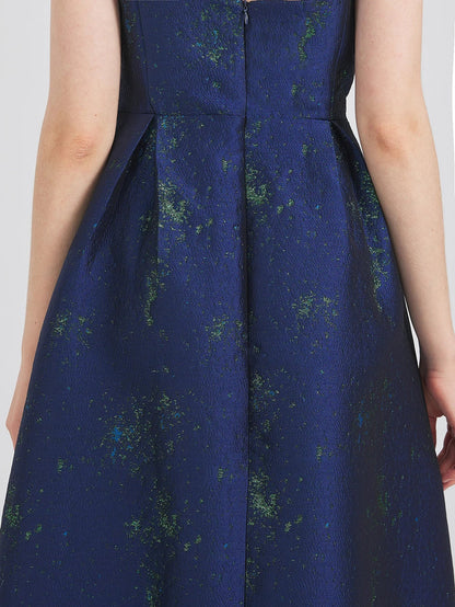 Women Elegant Long Maxi Dress Floral Jacquard Dress New Spring Summer Evening Party Dresses Vintage Girl Vestidos
