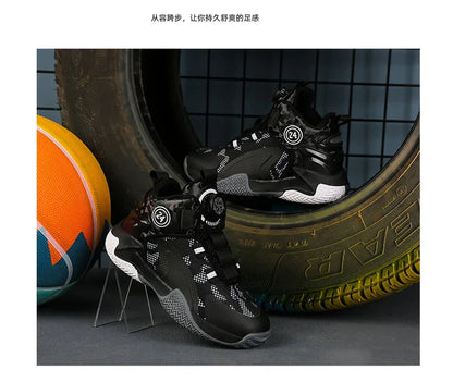 New high-quality breathable and fashionable casual basketball shoes for children and boys