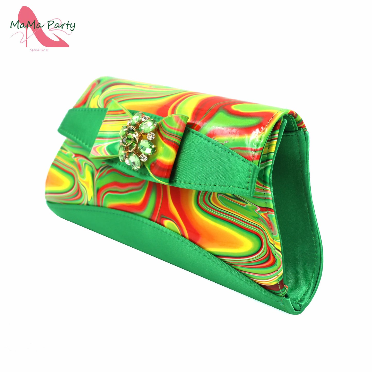 Red Color Italian Design Shoes Matching Bag Set Super High Heels Pumps for Garden Party