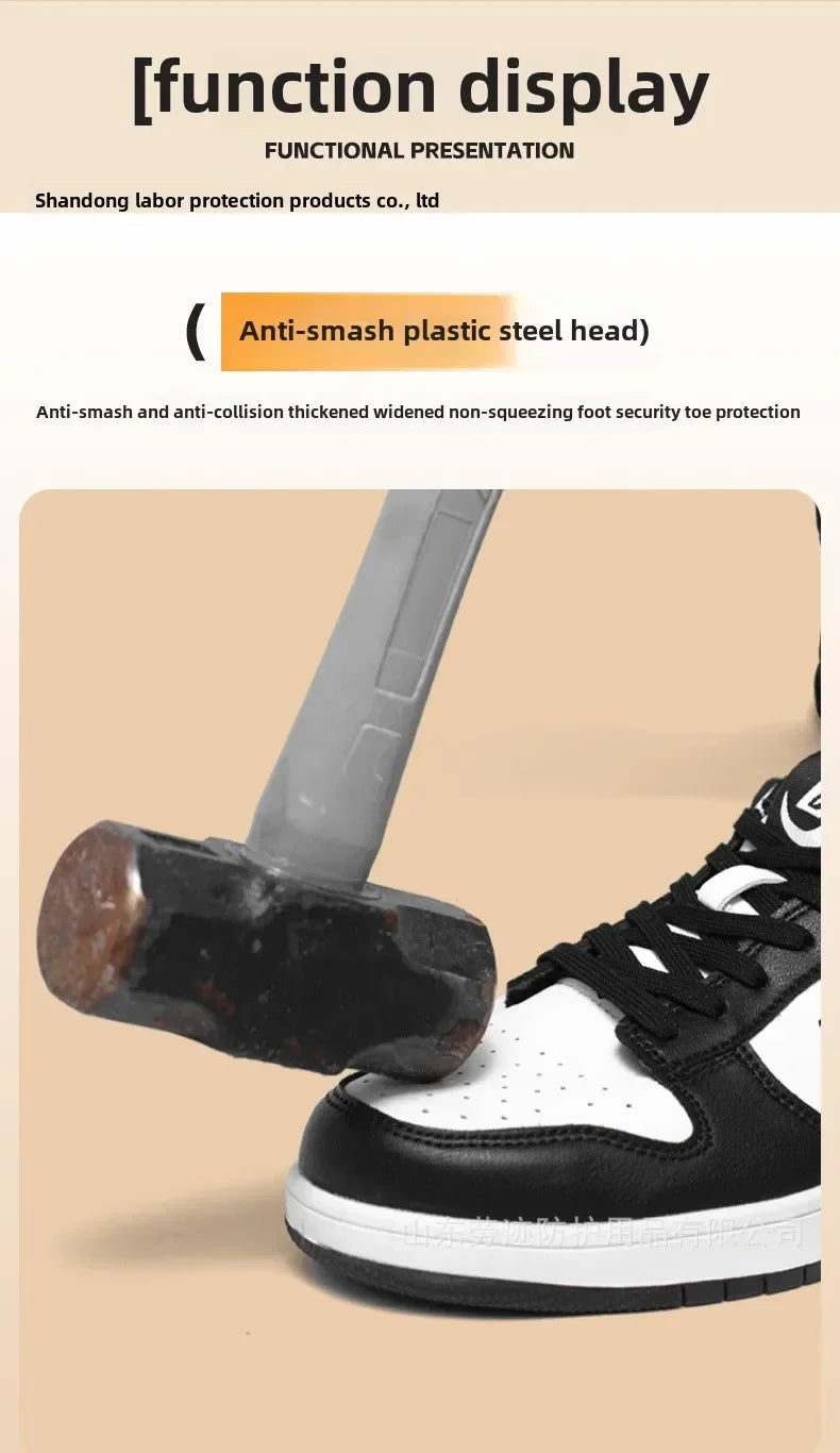 Labor protection shoes with anti smashing and anti piercing 6KV lightweight, anti slip, comfortable, durable and safe protection