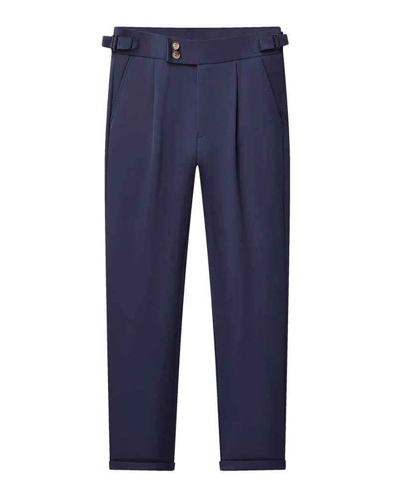 New Men's Stretch Dress Pants Male Business Casual Pants Trendy Mens Wedding Suit Pants Office Commuter Trousers