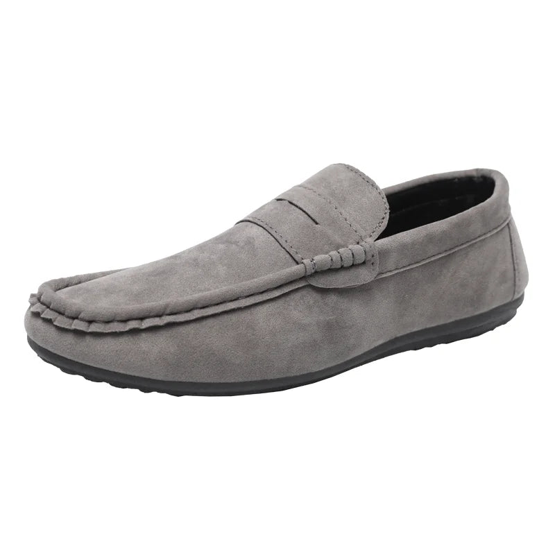 Men Loafers Soft High Quality Spring Autumn Shoes Men Casual Shoes Warm Slip on Flats Driving Shoes