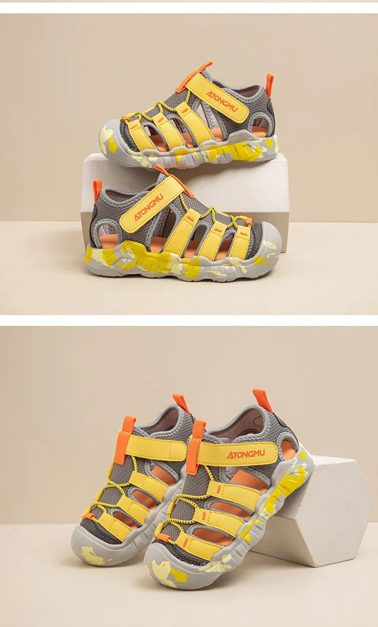 New Girls Sandals Children Water Shoes Cute Outdoor Non-slip Kids Sports Shoes Girls Boy Sandals Sneaker 4 To 12 Years