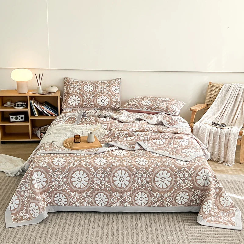 Summer blanket office nap sofa blanket air conditioner shawl blanket towel quilt dormitory summer cool quilt