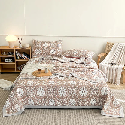 Summer blanket office nap sofa blanket air conditioner shawl blanket towel quilt dormitory summer cool quilt