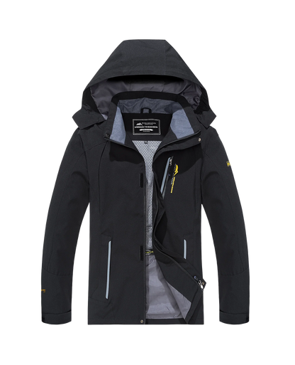 Jaqueta Masculina Impermeável de Caminhada Tamanho Grande Corta-Vento Quebra-Vento Acampamento Caça Corrida Trekking Pesca Casaco Masculino Exterior