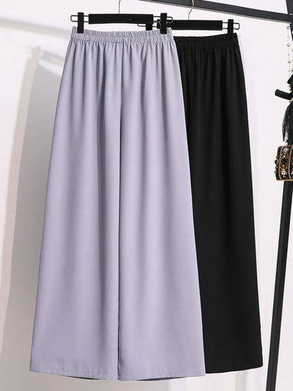 Women's Summer Loose Chiffon Wide Leg Pants