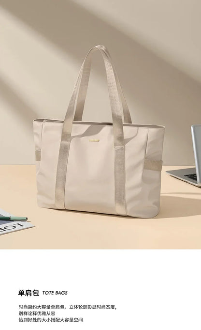 Designer Luxury Women's Bag Shoulder Bags For Work 14 Inches Commuter Bag With Zipper Compartments Large Capacity Tote Bag