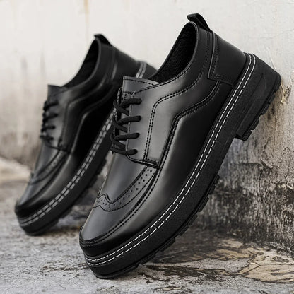 2026 men's new business casual sports shoes are versatile, comfortable, trendy, fashionable, plus size formal shoes, leather sho