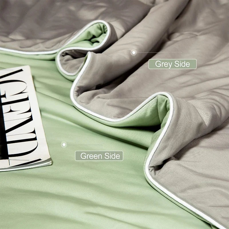 High Quality Cooling Blankets Smooth Air Condition Comforter Lightweight Summer Quilt with Double Side Cold  Cooling Fabric