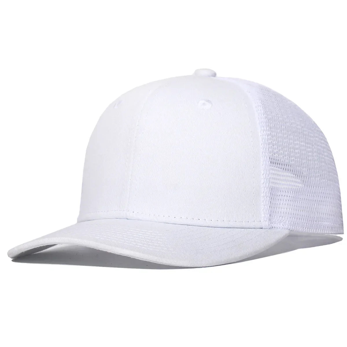New Fashion Slight Curved Brim Baseball Cap For Men Women Summer Breakable Net Blank Truck Caps Sun Hat