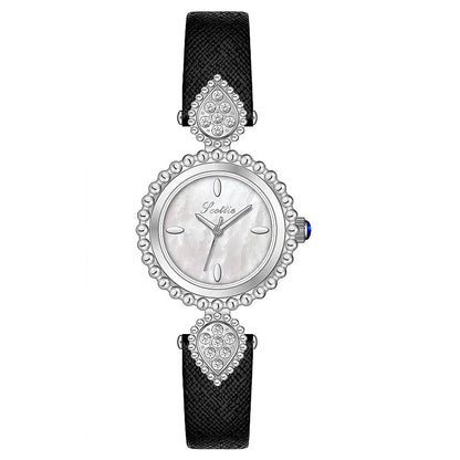 Women Watch Light Luxury Brand Shell Faced Diamond Watches Waterproof Leather Strap Ladies Fashion Quartz Wristwatch gift