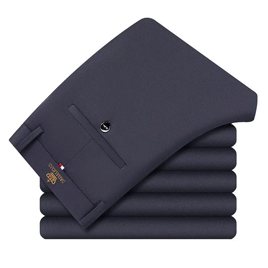Sping Summer Men's Vent Stretch Pants Quick Dry Lightweight Casual Pants 4 Way Stretch Straight-Fit Utility Work Pants