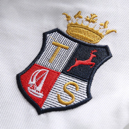 Men's polo shirt Short-sleeved casual fashion polo shirt cross stitching color contrast classic pattern embroidery stitching
