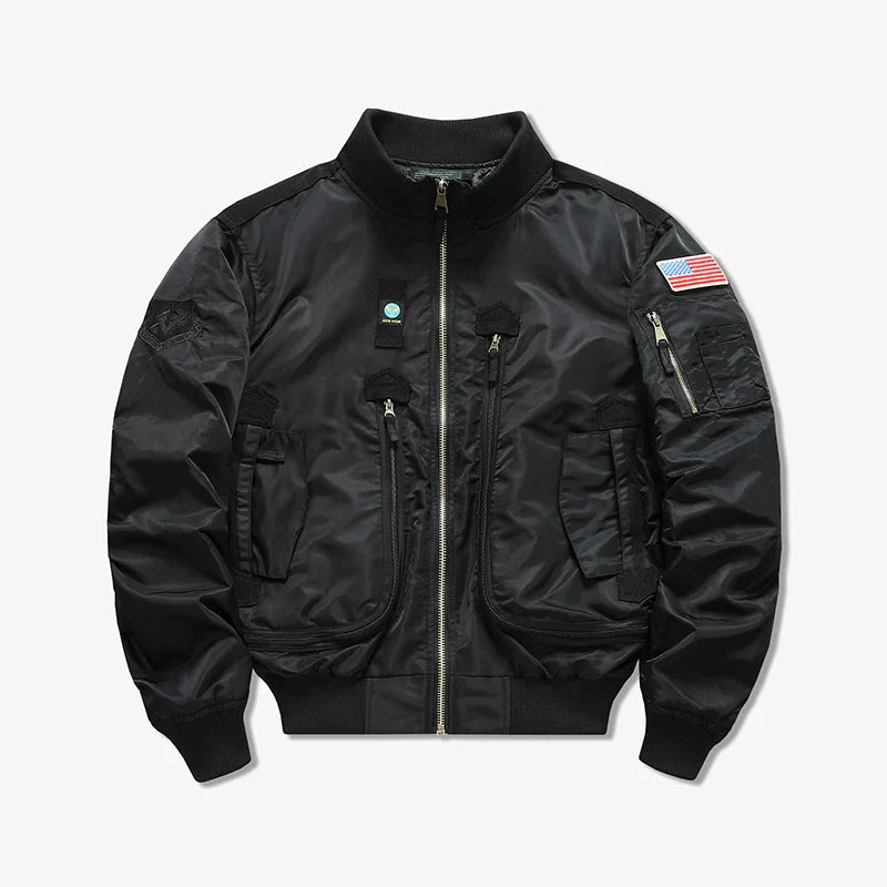 American pilot cotton jacket men's autumn and winter thick warm baseball jacket fashion jacket men's military fan jacket