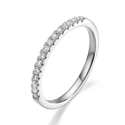 0.23-2CTTW Full Moissanite Wedding Rings for Women Sets Couple Rings 100% 925 Sterling Silver Top Quality Jewelry