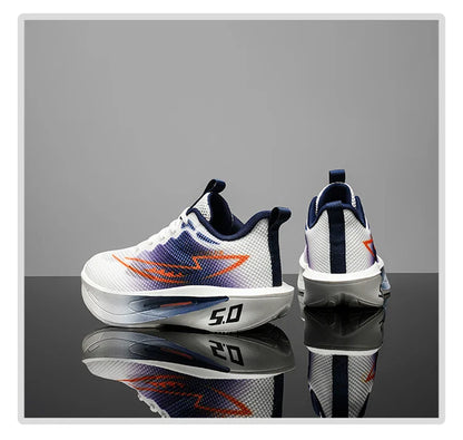 Single net children's shoes, boys' sports shoes, breathable girls' running shoes and outdoor basketball shoes in summer