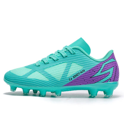 Personalized and fashionable children's sports football shoes, comfortable and breathable indoor and outdoor sports shoes
