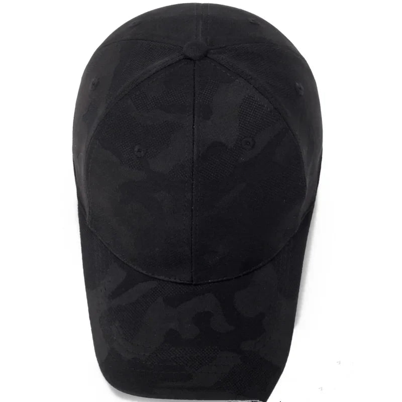 Unisex Simple Camouflage Baseball Caps Spring and Autumn Outdoor Adjustable Casual Hats Sunscreen Hat