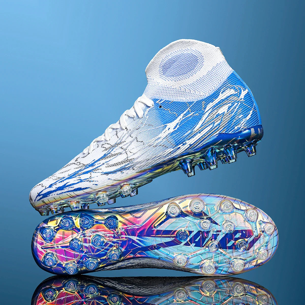 New football shoes men's anti slip boots AG/FG spikes professional match training shoes provide super strong grip