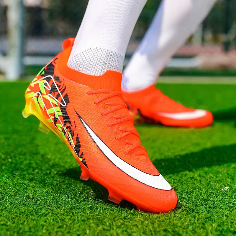 Hot Selling Soccer Shoes Society Professional Grass Training Original Football Field Boots Cleats Indoor Non Slip Futsal Sneaker