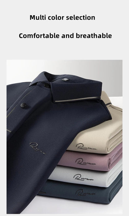 High end designer brand short sleeve POLO shirt men cool breathable summer T-shirt fashionable embroidery casual men's clothing