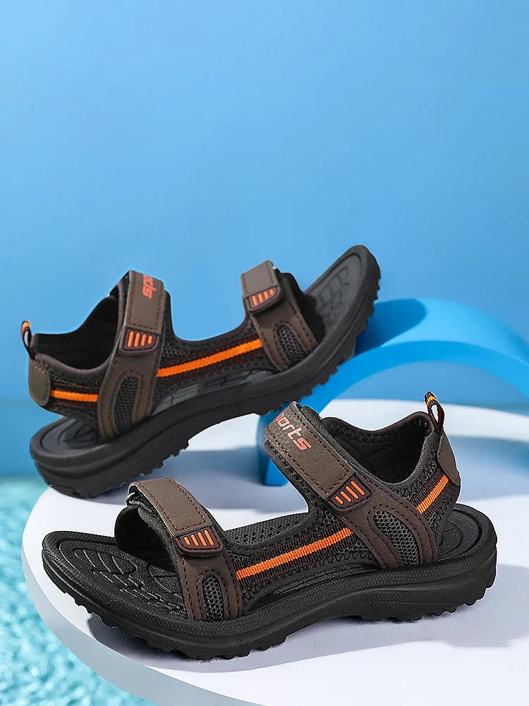 Summer Children Sandals Shoes Boys Girls Toddler Soft Non-Slip Baby Cute Princess Dance For Kids Student Outdoor Beach
